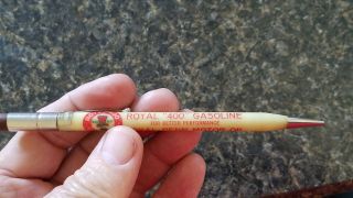Red Hat Royal " 400 " Gasoline Adv Mechanical Pencil,  Loyal - Penn Motor Oil