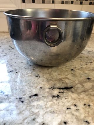Vintage Revere Ware O Ring Stainless Steel Large Mixing Bowl