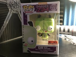 Funko Pop Invader Zim Gir With Cupcake 277 (hot Topic Exclusive,  See Photos)