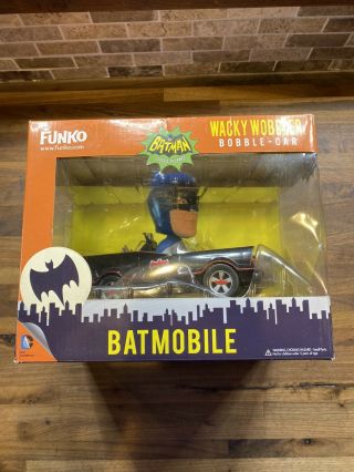 Funko Batman Classic Tv Series Wacky Wobbler Bobble Car Batmobile Nib