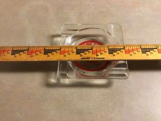 Old Vintage SHELL glass ashtray Gas Oil Advertising Old Logo Cond. 3