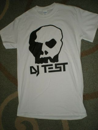 Skate Dj T - Shirt Size Xl White Skull Skate Skateboarding Punk Rock Dee Jay 420