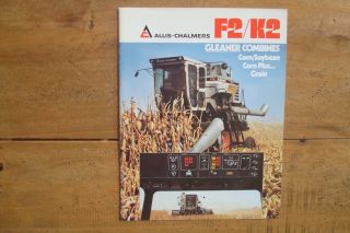 1978 Allis - Chalmers F2/k2 Gleaner Combines Brochure