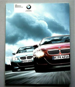 2008 Bmw M5 & M6 Prestige Sales Brochure 500 Hp 84 Pages T08bmwm
