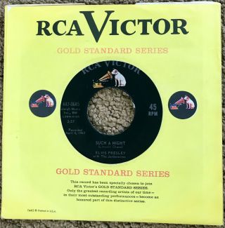Elvis RCA 447 - 0645 SUCH A NIGHT / NEVER ENDING 45 RPM RARE 1965 2