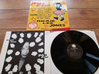 Rickie Lee Jones " Pop Pop " Lp Very Rare Bmg Germany 1991 Ex