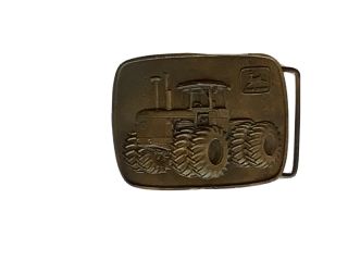 Late 70’s John Deere 8630 4wd Tractor Brass Belt Buckle,