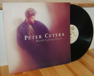 Peter Cetera World Falling Down Lp Vinyl 1992 Warner Bros