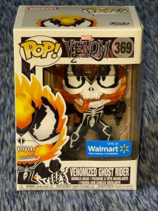 Marvel Venomized Ghost Rider Funko Pop 369 Walmart Exclusive