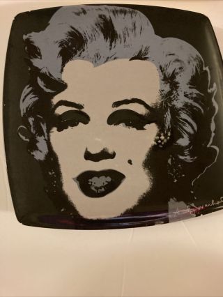2 Marilyn Monroe Andy Warhol Melamine Plates - Precidio Objects 3