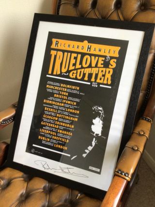 Richard Hawley Signed Limited Edition Concert Poster