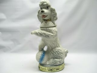 1970 Penny Poodle Jim Beam Empty Decanter