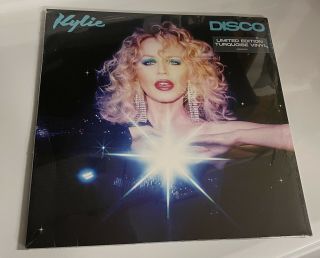 Kylie Minogue Disco Transparent Turquoise Vinyl 12 " Lp Limited Edition