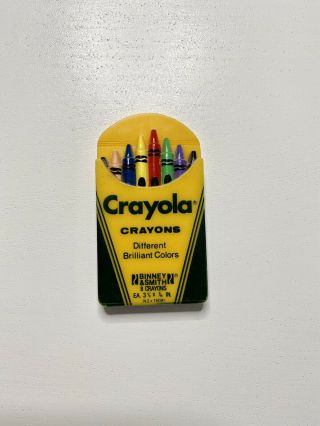 Crayola Crayons Refrigerator Magnet,  1988,  Binney And Smith,  Plastic