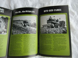 John Deere hay system equipment brochure 346 baler mower bale loader rakes 3
