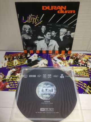 Duran Duran - Liberty 1990 Korea Lp Vinyl 4p Insert No Barcode Unique Red Spine