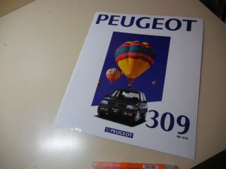 Peugeot 309 Japanese Brochure 1992? E - 3df/3dk