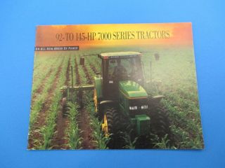 John Deere Brochure 92 To 245 Hp 7000 Series Tractors M3016