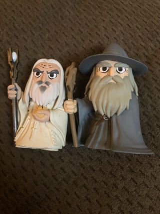 Funko Mystery Mini Lord Of The Rings Gandalf Saruman Wizards Figures