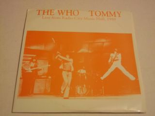 The Who - Tommy Live In Radio City Ny (1989) 3 Lp Set Not Tmoq Nm