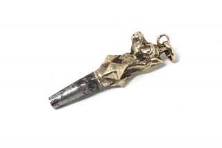 A Rare Antique Georgian Victorian 9ct Gold Ratchet Horse Head Watch Key Pendant 2