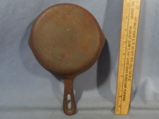 Vintage Cast Iron 6 - 1/2 Inch Skillet Marked With 3 & P Double Spout Pan