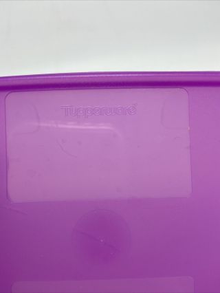 Tupperware Freezer Mates Set of 3 4162 4163 Fuchsia Seals 2088 3