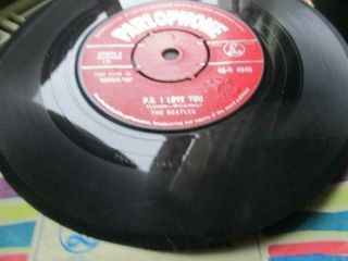 The Beatles Love Me Do 1st Press 1962 Debut Single V/g/v/g Plus