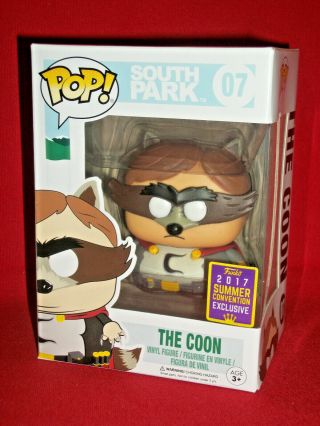 THE COON FuNko PoP 07 Cartman South Park SDCC 2017 Exclusive Butters Mysterion 2