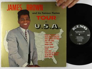 James Brown & His Famous Flames - Tour The U.  S.  A.  Lp - King Og Press Mono