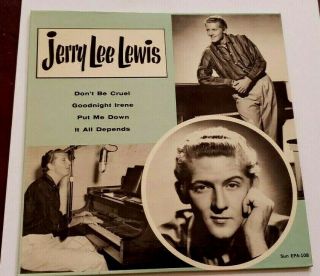 Jerry Lee Lewis Sun Records Ep & Picture Sleeve / Epa - 108 Vinyl