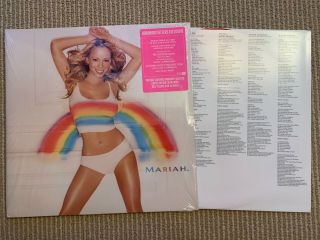 Mariah Carey Rainbow Colored 2 Lp Vinyl Lp Red Exclusive Rare