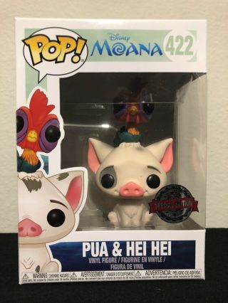 Funko Pop Disney: Moana 422 Pua & Hei Hei (amazon Exclusive)