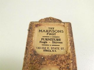 Vintage 1930 ' S MARKSONS FURNITURE ADVERTISING THERMOMETER 3