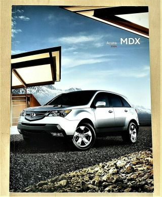2009 Acura Mdx Prestige Sales Brochure 38 Pages 12 " X 9 " 09mdx