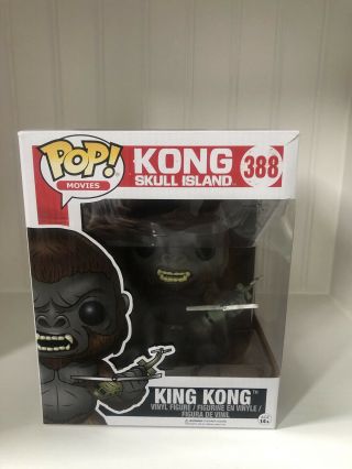 Funko Pop Kong Skull Island 388 Sized 6 " King Kong Vaulted