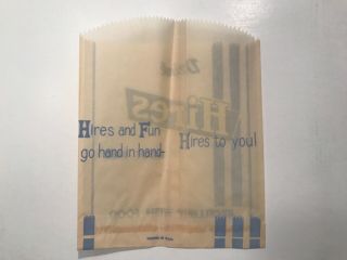 Vintage Hires Rootbeer Advertising Premium Giveaway Sandwich Bags (6) 3