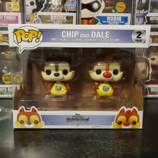 Funko Pop Disney Kingdom Hearts Chip And Dale 2 Pack Vinyl Figures