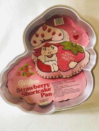 Hard To Find 1981 Strawberry Shortcake Wilton Cake Pan