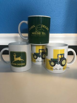 John Deere - 2 Nothing Runs Like A Deere 2 John Deer Coffee Mugs Cup By Gibson