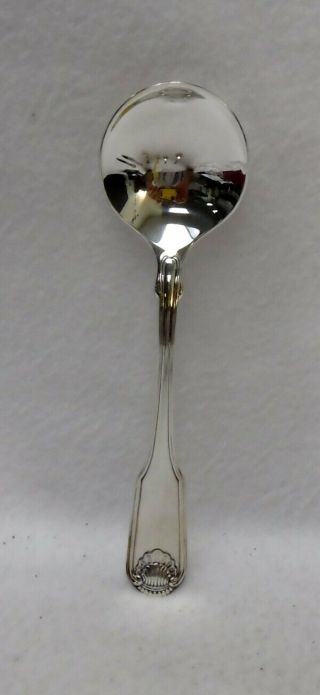 Oneida Community Silverplate Silver Shell 1978 Pattern Round Cream Soup Spoon 6 "