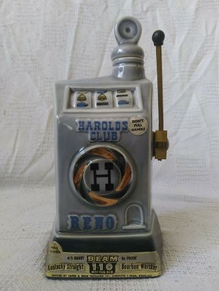 Vintage Jim Beam Bottle " Harold 