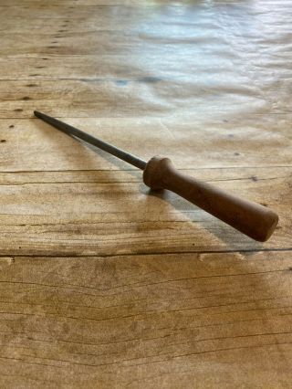 Chicago Cutlery Knife Sharpening Honing Steel Rod 7.  5” - Walnut Handle
