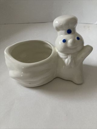 Vintage Pillsbury Doughboy Ceramic Planter Sponge Holder