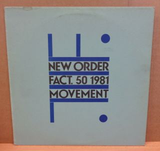 Order Movement Fact 50 1981 Factory B Music Lp,  Inner Black Vinyl