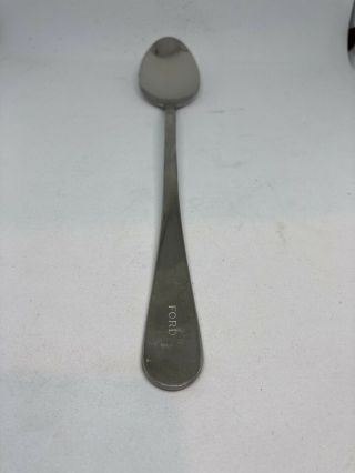 Vintage Ford Motor Company Ice Tea Spoon Flatware Insico Stainless USA 7.  75 