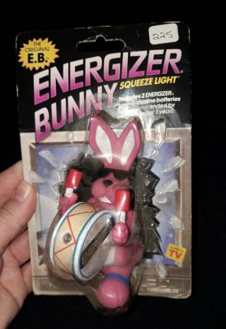 1990s Vintage Eveready Battery Energizer Bunny Squeeze Light /
