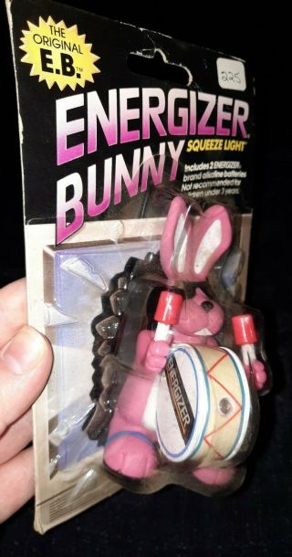 1990s Vintage Eveready Battery Energizer Bunny Squeeze Light / 2