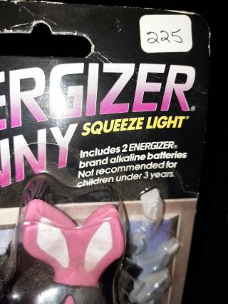 1990s Vintage Eveready Battery Energizer Bunny Squeeze Light / 3