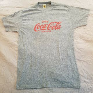 Vintage " Enjoy Coca - Cola " T - Shirts,  Rare Tee Trade - Mark From 80 